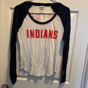 PINK Victoria's Secret White and Black Tee